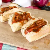 Choripan con Aderezo BBQ