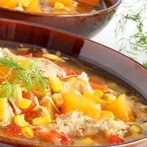 Caldillo de pollo y maíz Caldillo de pollo y maíz