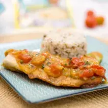 Filete en Salsa de Mariscos y Coco